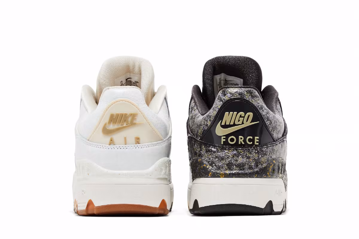 Nigo x Nike Air Force 3 Low SP Kintsugi Pack - Phantom Night Stadium, view 7