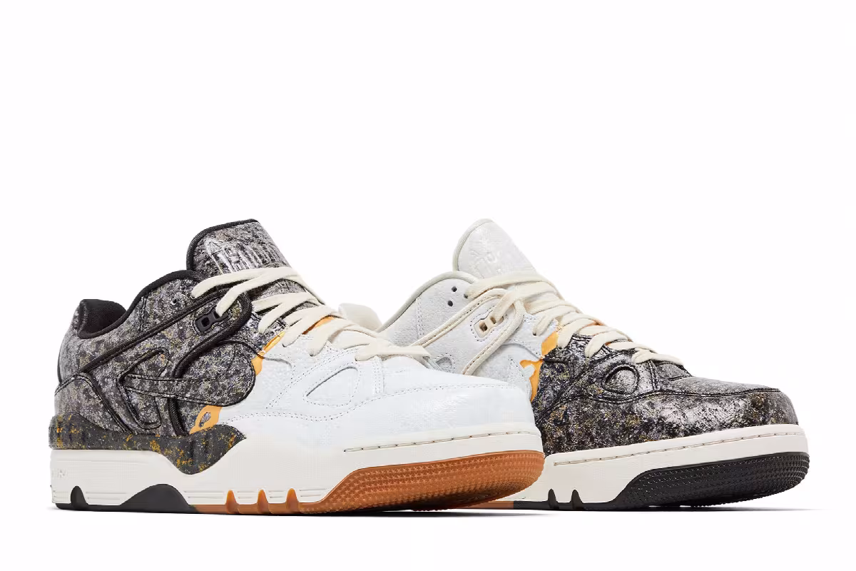 Nigo x Nike Air Force 3 Low SP Kintsugi Pack - Phantom Night Stadium, view 9