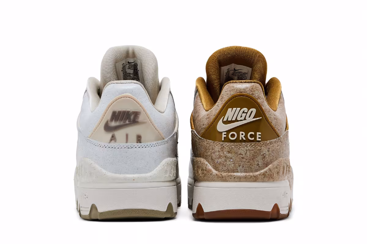 Nigo x Nike Air Force 3 Low SP Kintsugi Pack - Bamboo, view 7