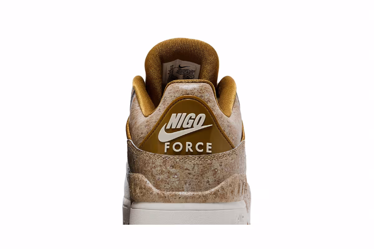 Nigo x Nike Air Force 3 Low SP Kintsugi Pack - Bamboo, view 8