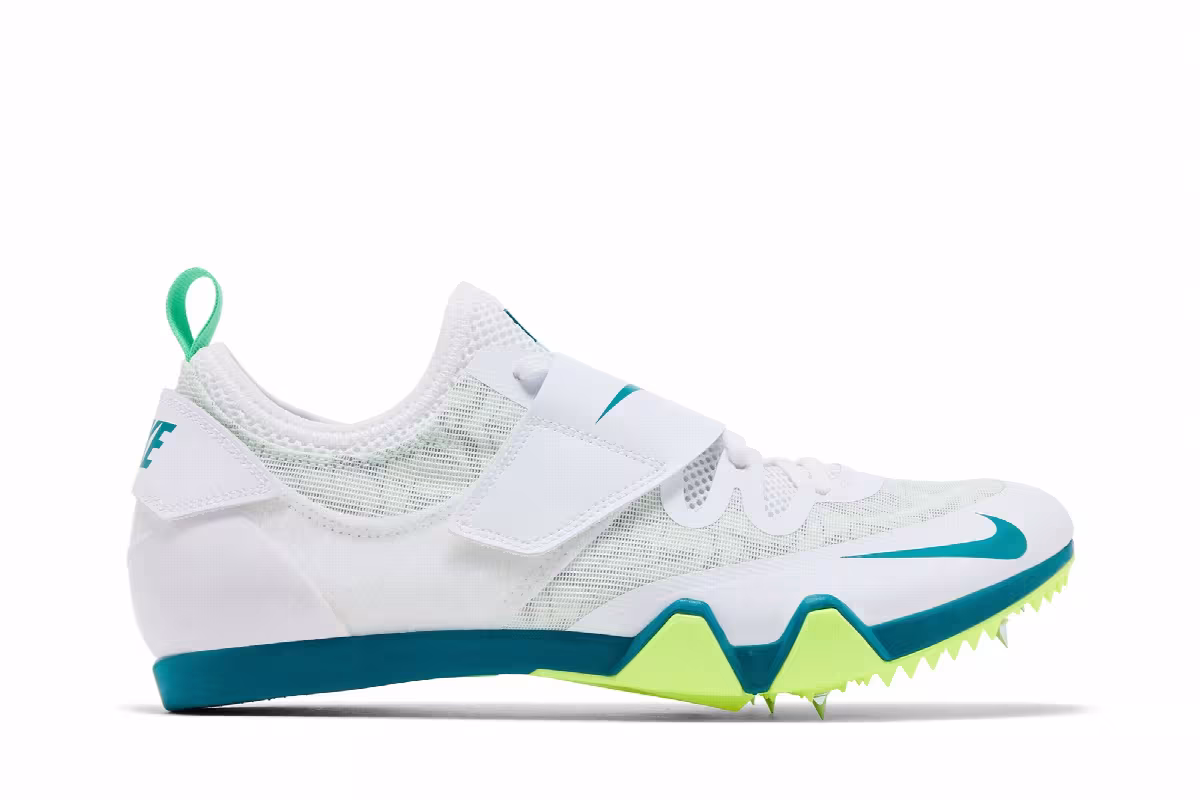 Nike Zoom Pole Vault Elite White Bright Spruce, view 2