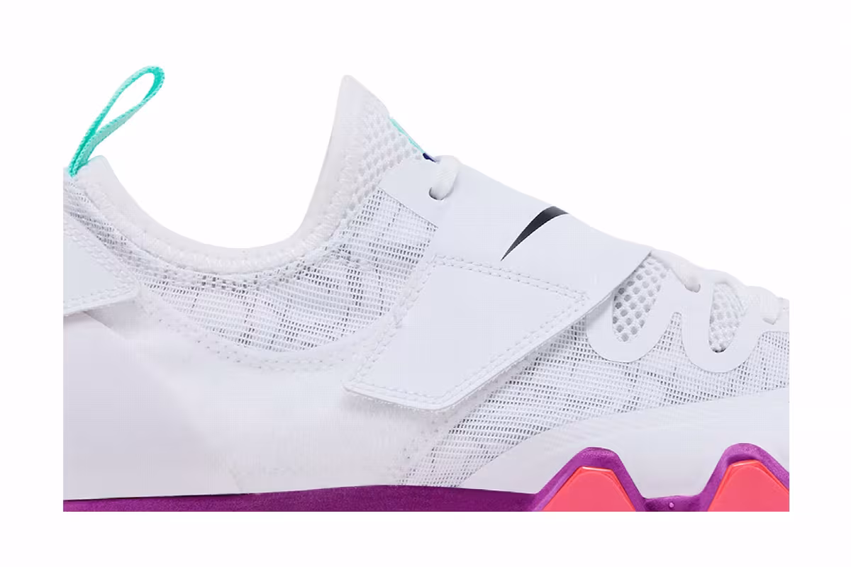 Nike Pole Vault Elite White/Teal Tint/Fire Pink/Obsidian, view 3
