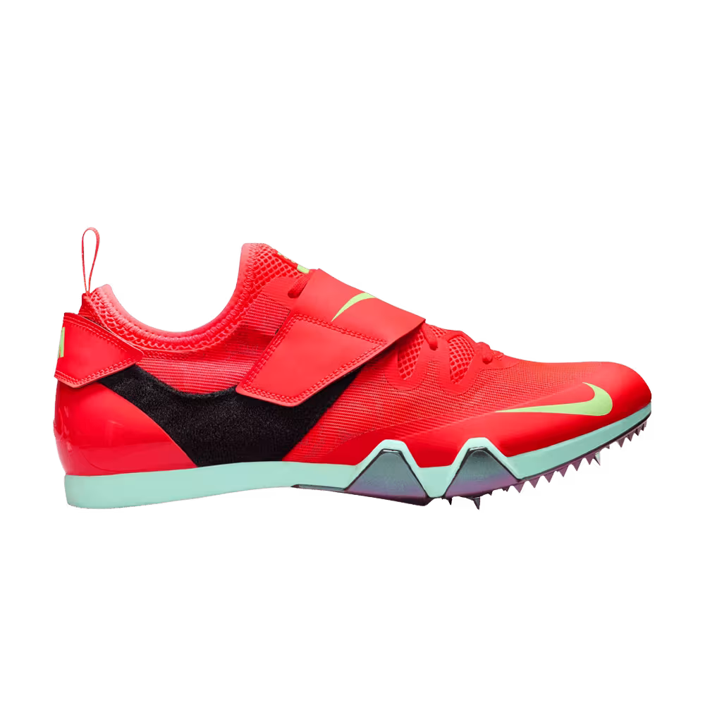 Nike Zoom Pole Vault Elite Bright Crimson Lime Blast