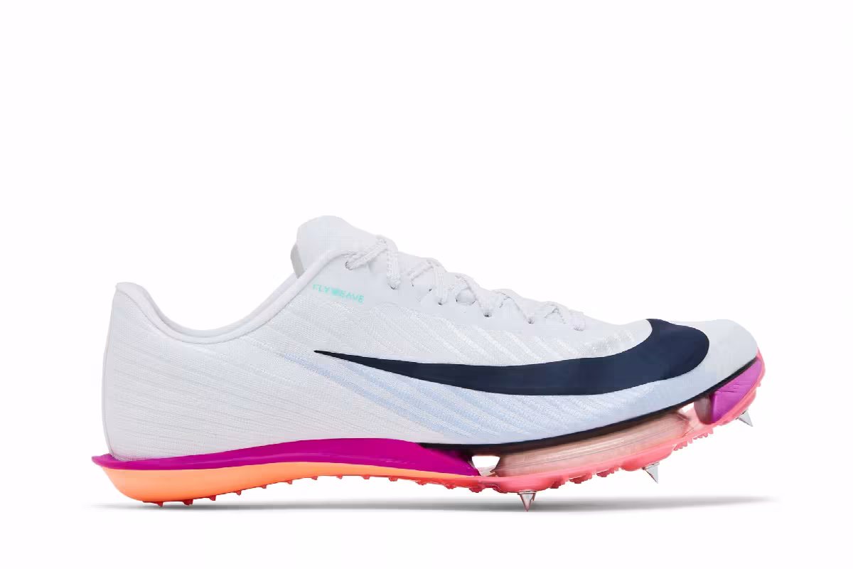 Nike Maxfly 2 White/Bright Crimson/Hyper Turquoise/Obsidian, view 2