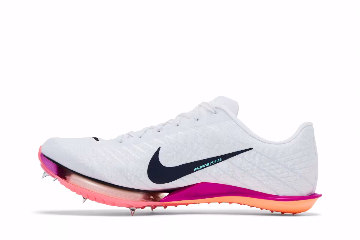 Nike Maxfly 2 White/Bright Crimson/Hyper Turquoise/Obsidian, view 4