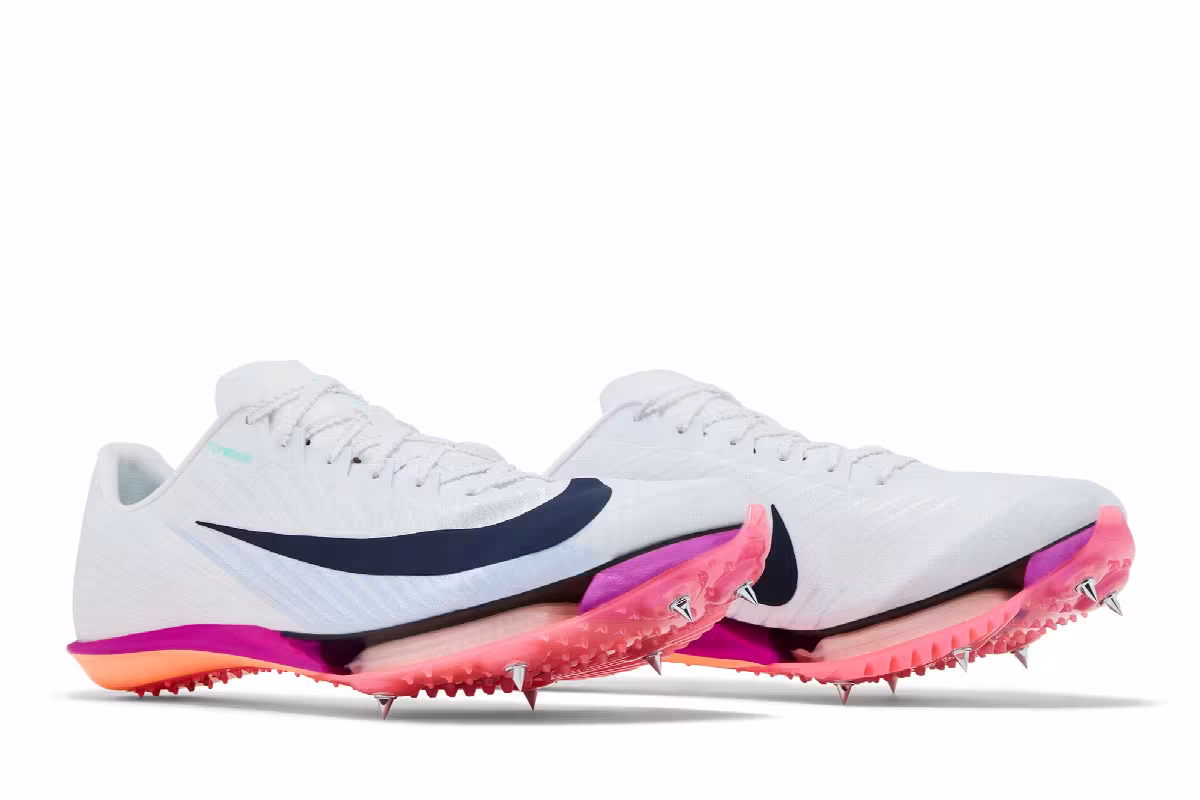 Nike Maxfly 2 White/Bright Crimson/Hyper Turquoise/Obsidian, view 9