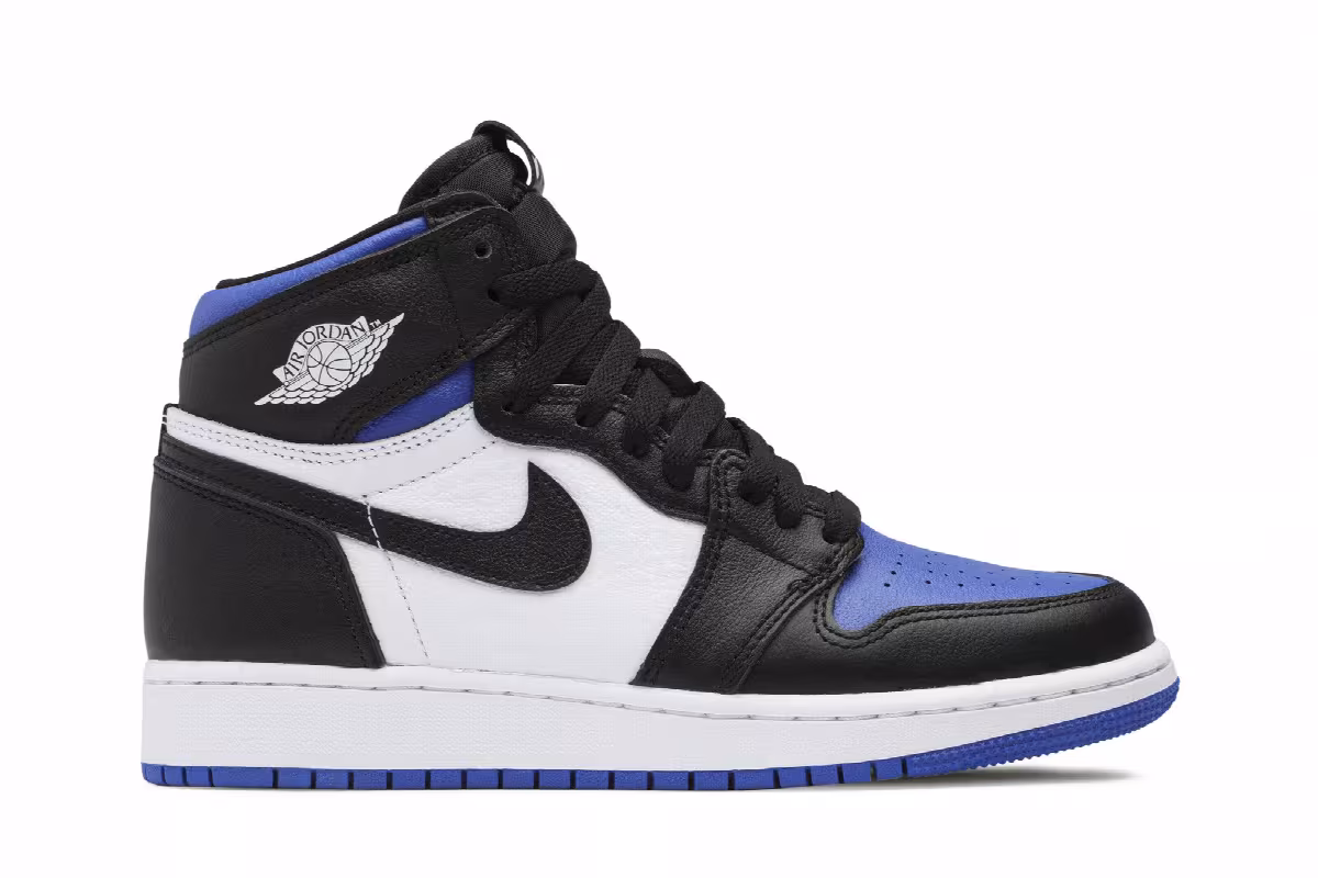 Air Jordan 1 High OG GS Royal Toe, view 2