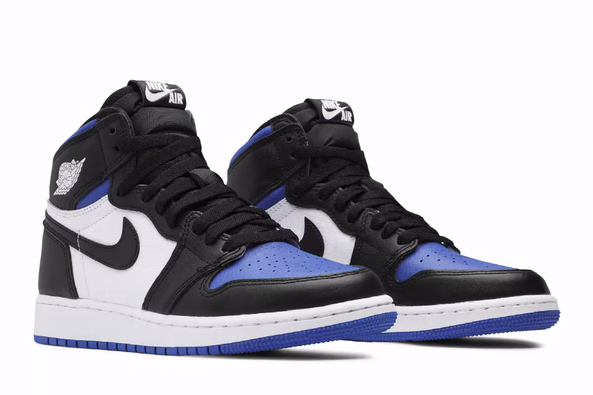 Air Jordan 1 High OG GS Royal Toe, view 9
