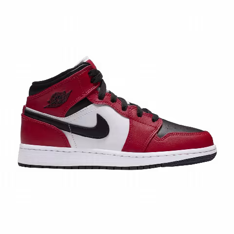 Air Jordan 1 Mid GS 'Chicago Black Toe'