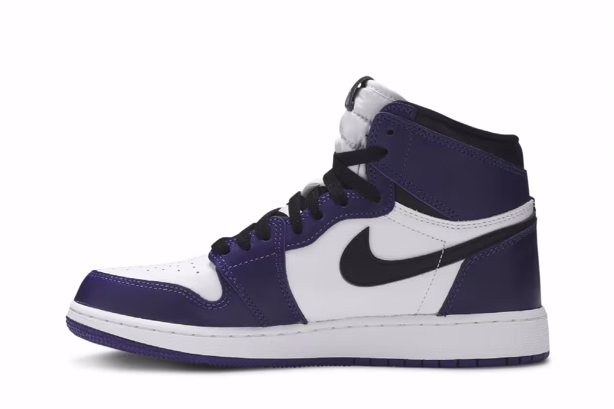 Air Jordan 1 High OG GS Court Purple 2.0, view 4