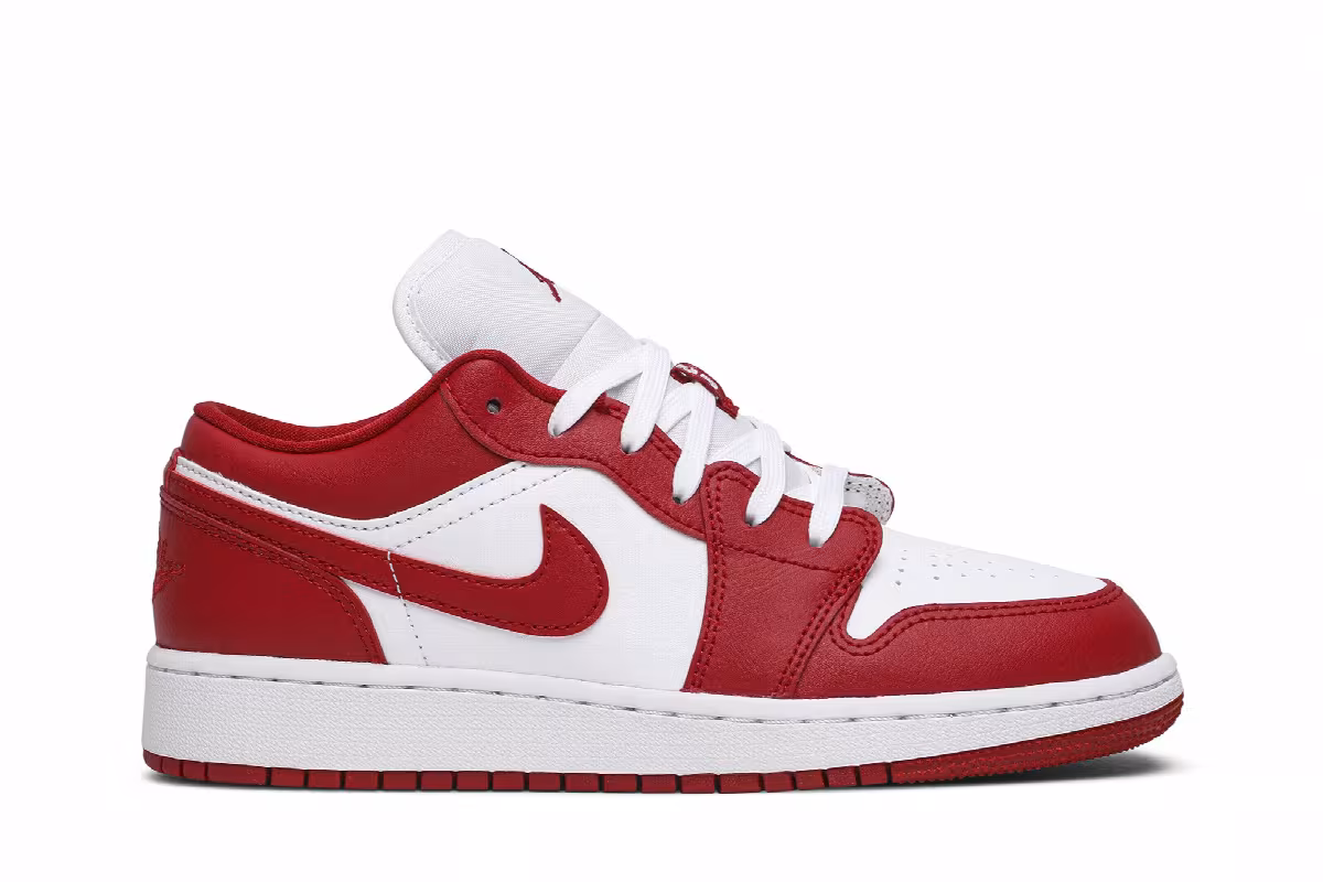 Air Jordan 1 Low GS Gym Red, view 2