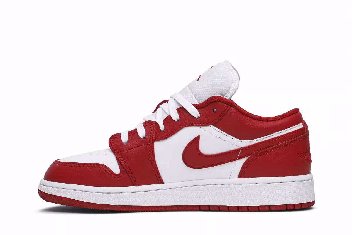 Air Jordan 1 Low GS Gym Red, view 4