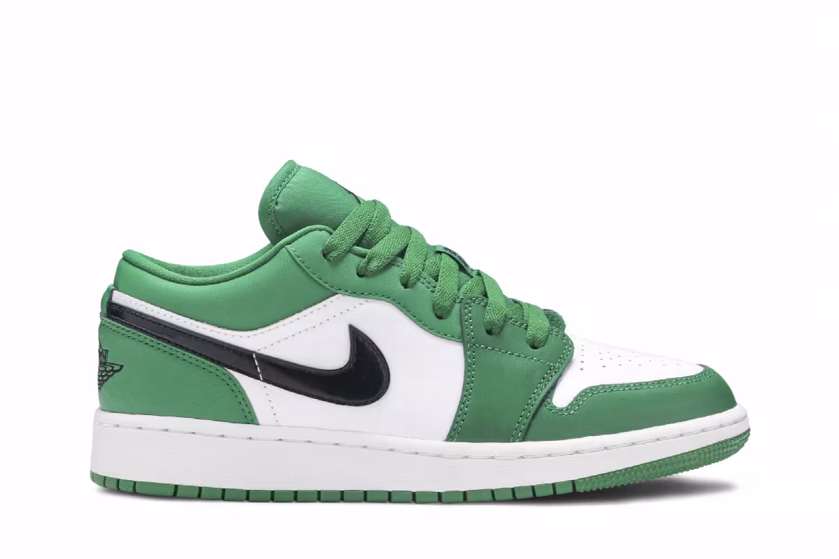 Air Jordan 1 Low GS Pine Green, view 2