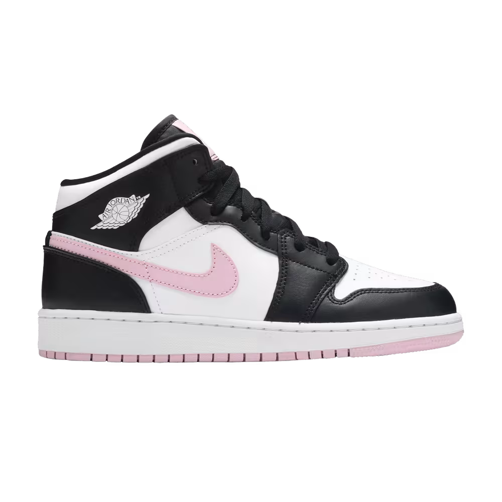 Air Jordan 1 Mid GS White Light Arctic Pink