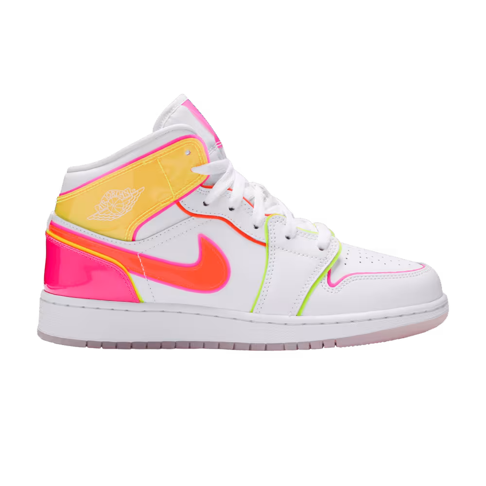 Air Jordan 1 Mid SE GS Edge Glow