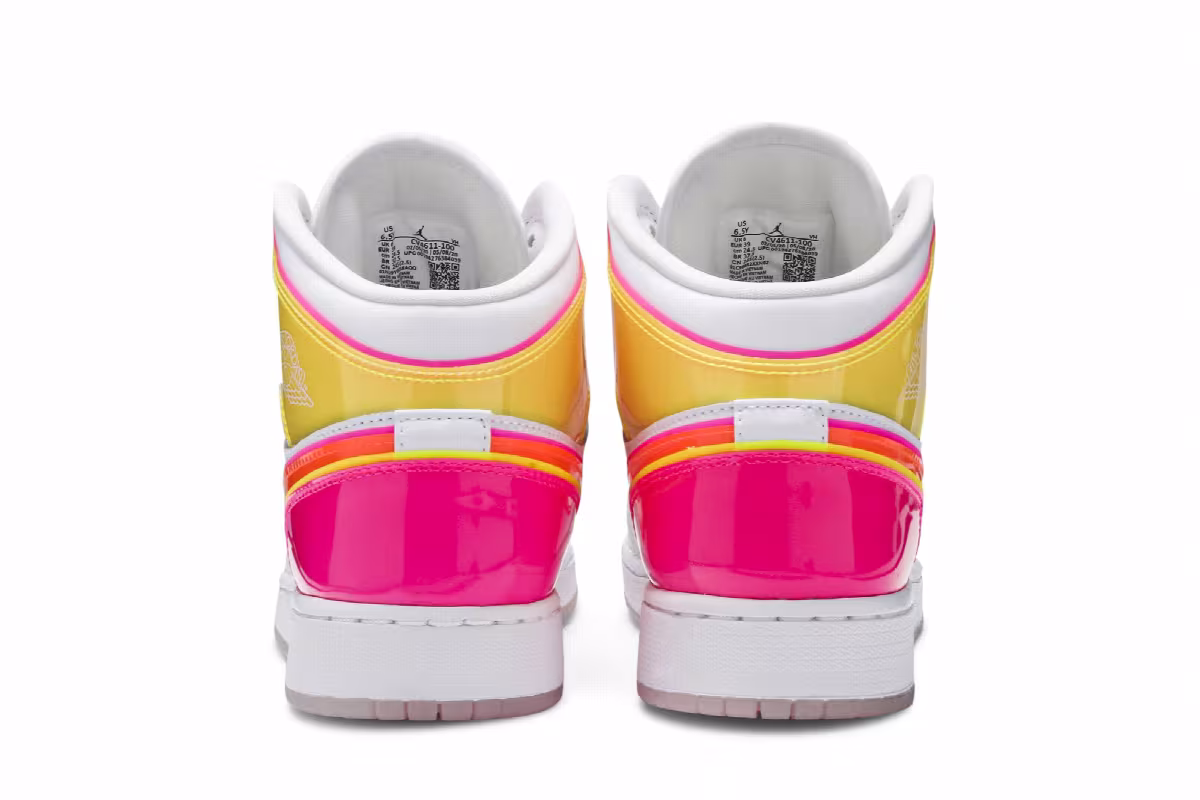Air Jordan 1 Mid SE GS Edge Glow, view 7