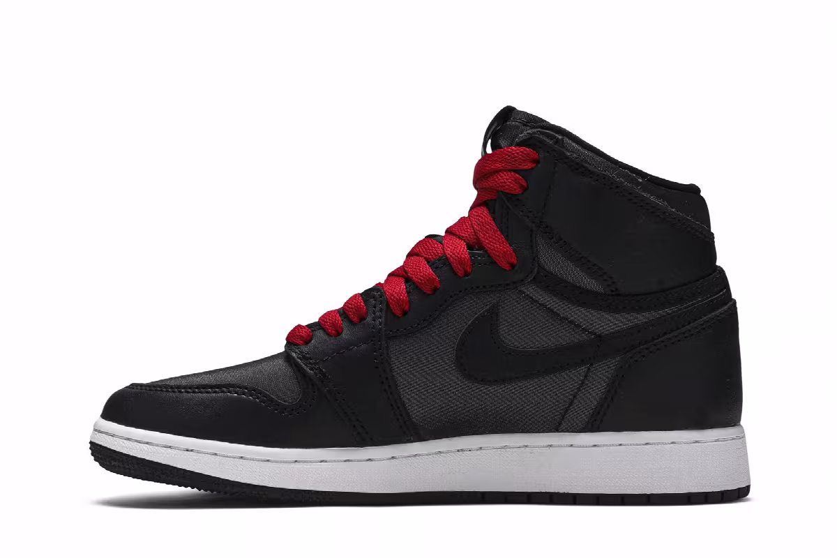 Air Jordan 1 High OG BG Black Gym Red, view 4
