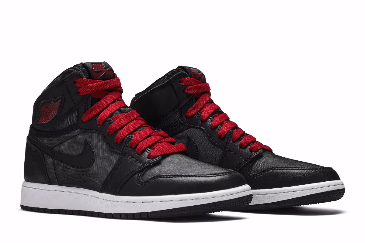Air Jordan 1 High OG BG Black Gym Red, view 9