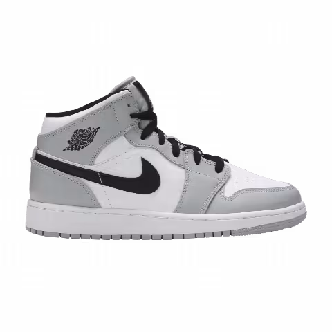 Air Jordan 1 Mid GS 'Light Smoke Grey'