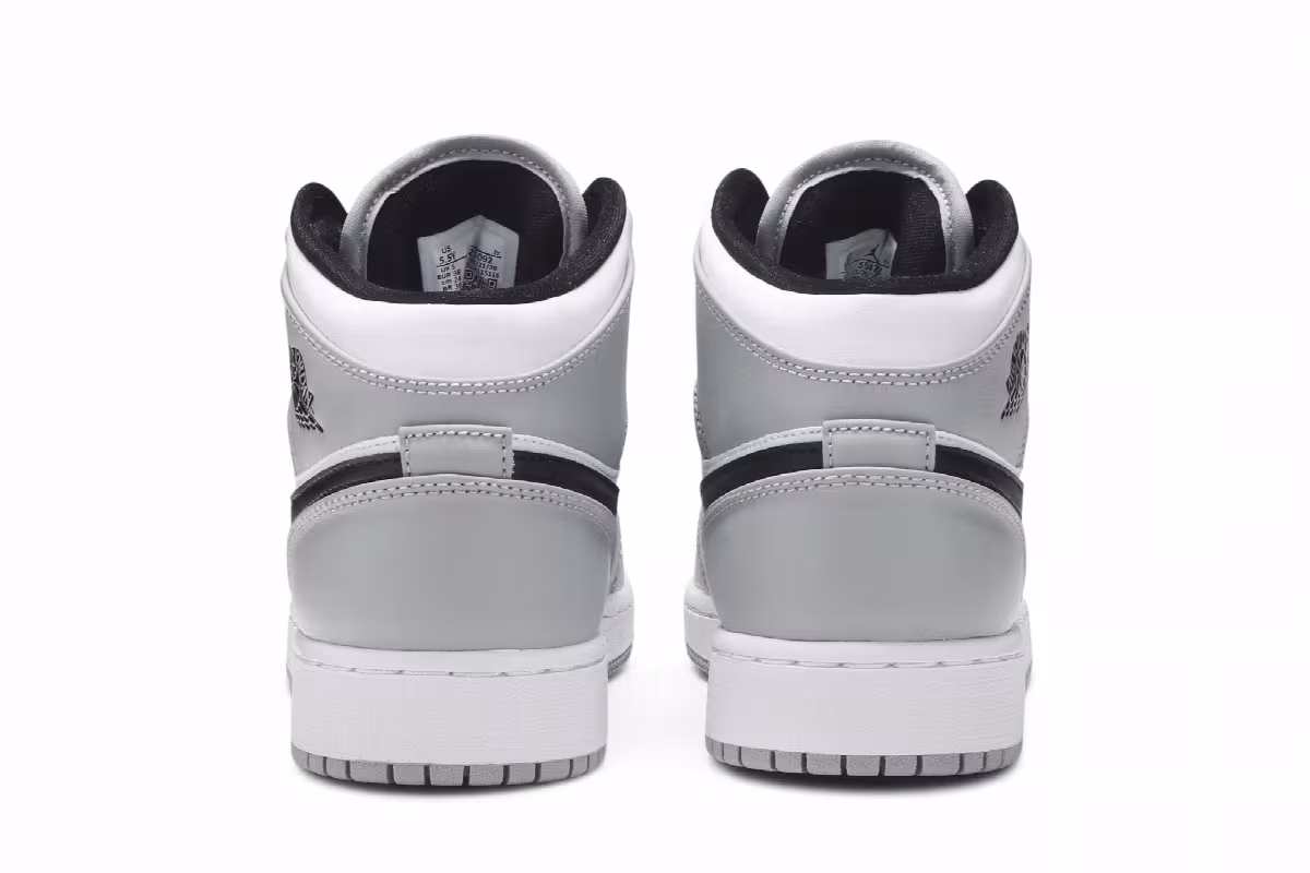 Air Jordan 1 Mid GS Light Smoke Grey, view 7