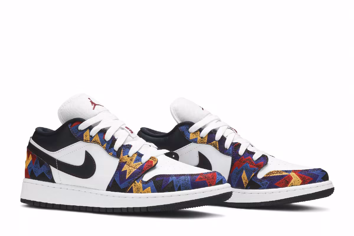 Air Jordan 1 Low SE GS Nothing But Net, view 9