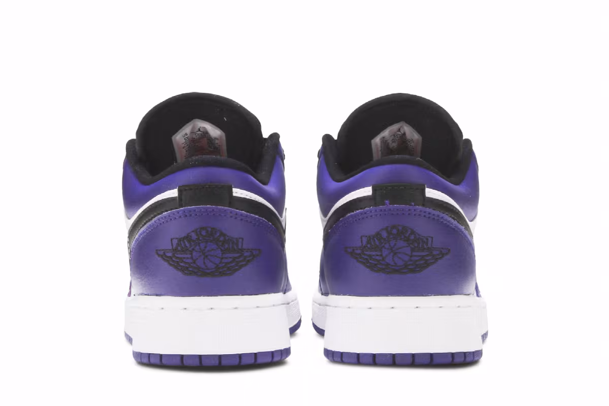 Air Jordan 1 Low GS Court Purple, view 7