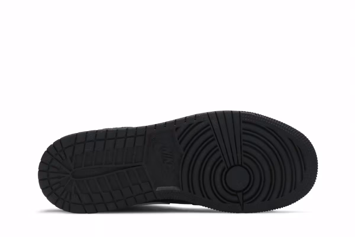 Air Jordan 1 Mid SE GS Black Glitter, view 5