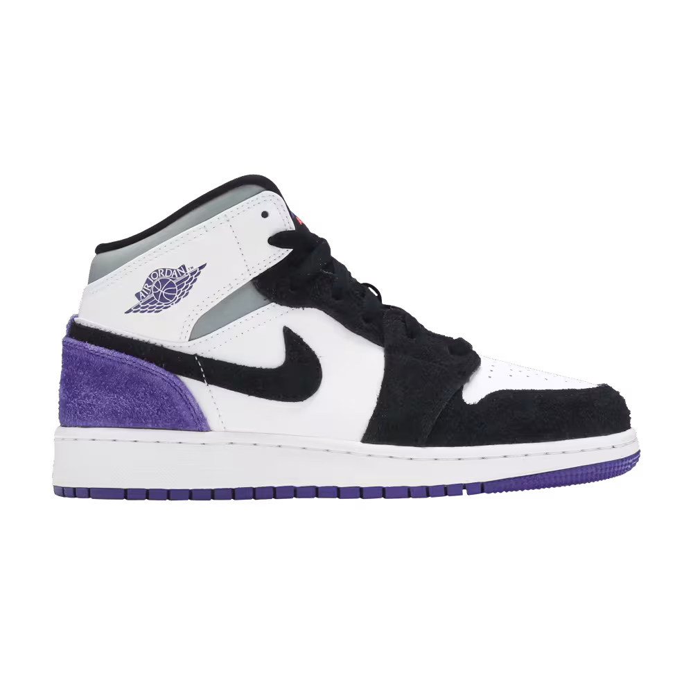 Air Jordan 1 Mid SE GS Varsity Purple