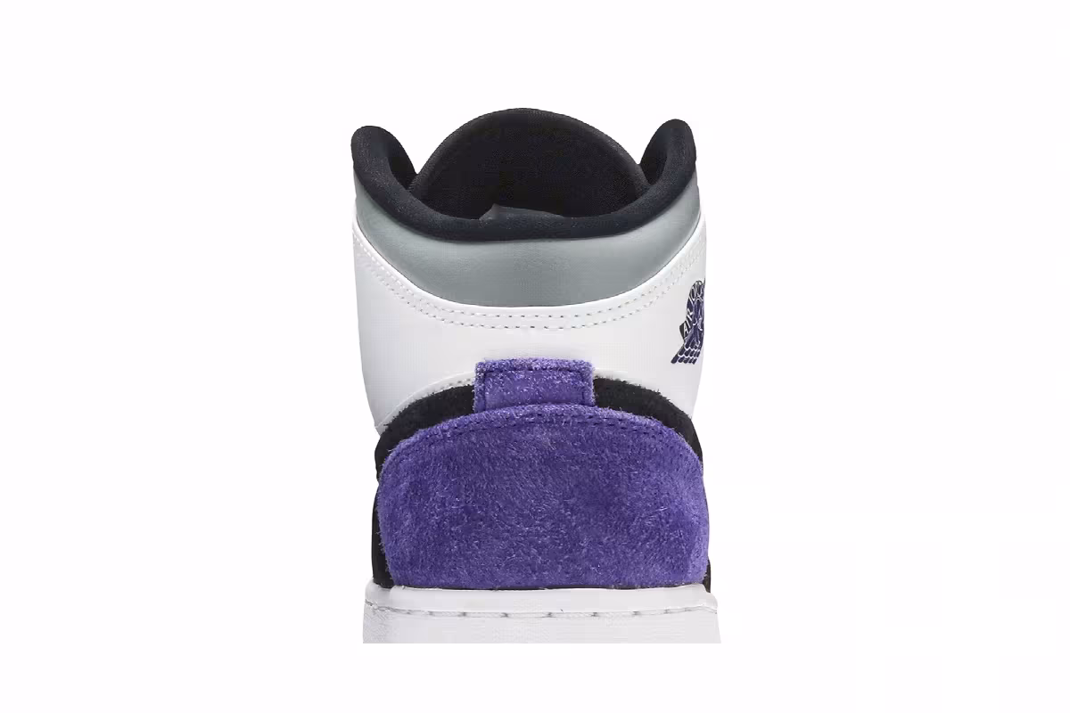 Air Jordan 1 Mid SE GS Varsity Purple, view 8