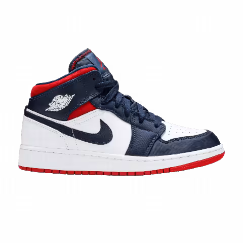Air Jordan 1 Mid GS 'USA Olympic'