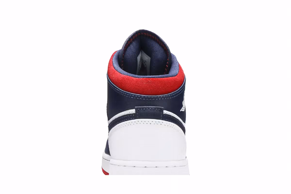 Air Jordan 1 Mid GS USA Olympic, view 8