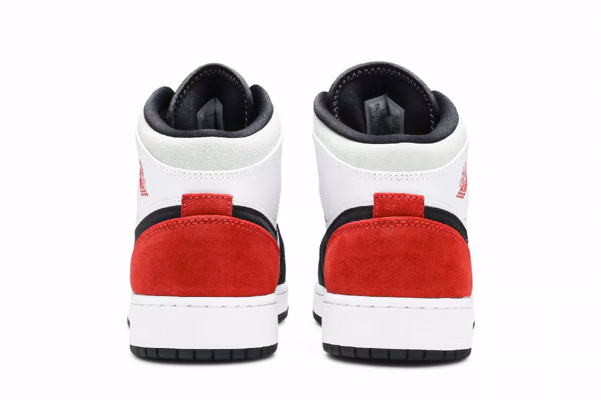 Air Jordan 1 Mid GS Red Mint, view 7