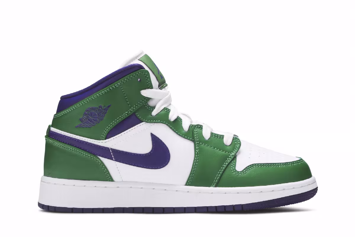 Air Jordan 1 Mid GS Hulk, view 2