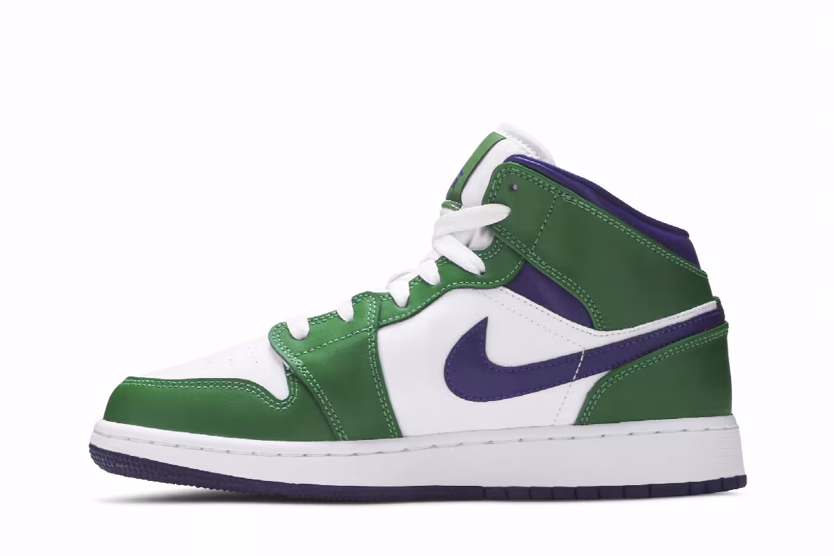 Air Jordan 1 Mid GS Hulk, view 4