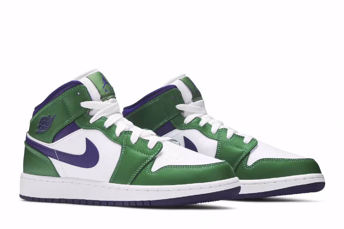 Air Jordan 1 Mid GS Hulk, view 9