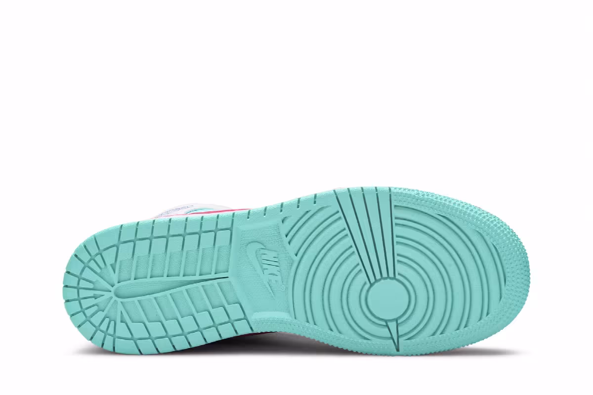 Air Jordan 1 Mid GS Digital Pink, view 5