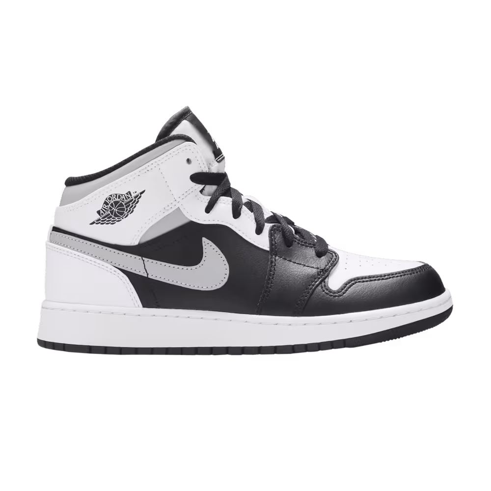 Air Jordan 1 Mid GS White Shadow