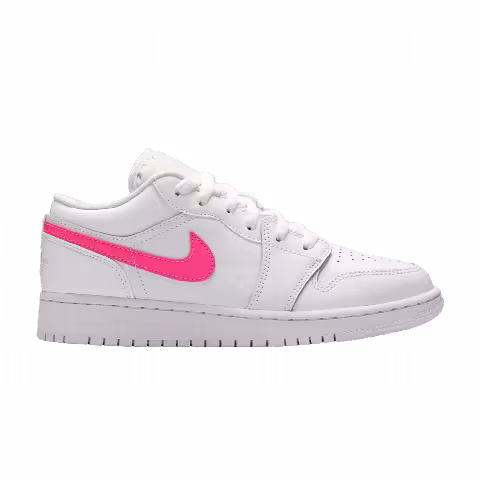 Air Jordan 1 Low GS 'White Neon'