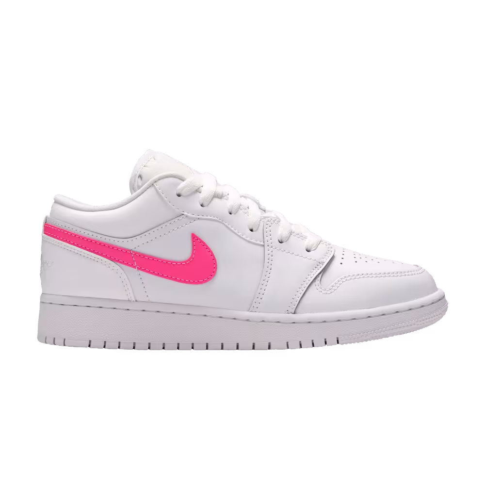 Air Jordan 1 Low GS White Neon