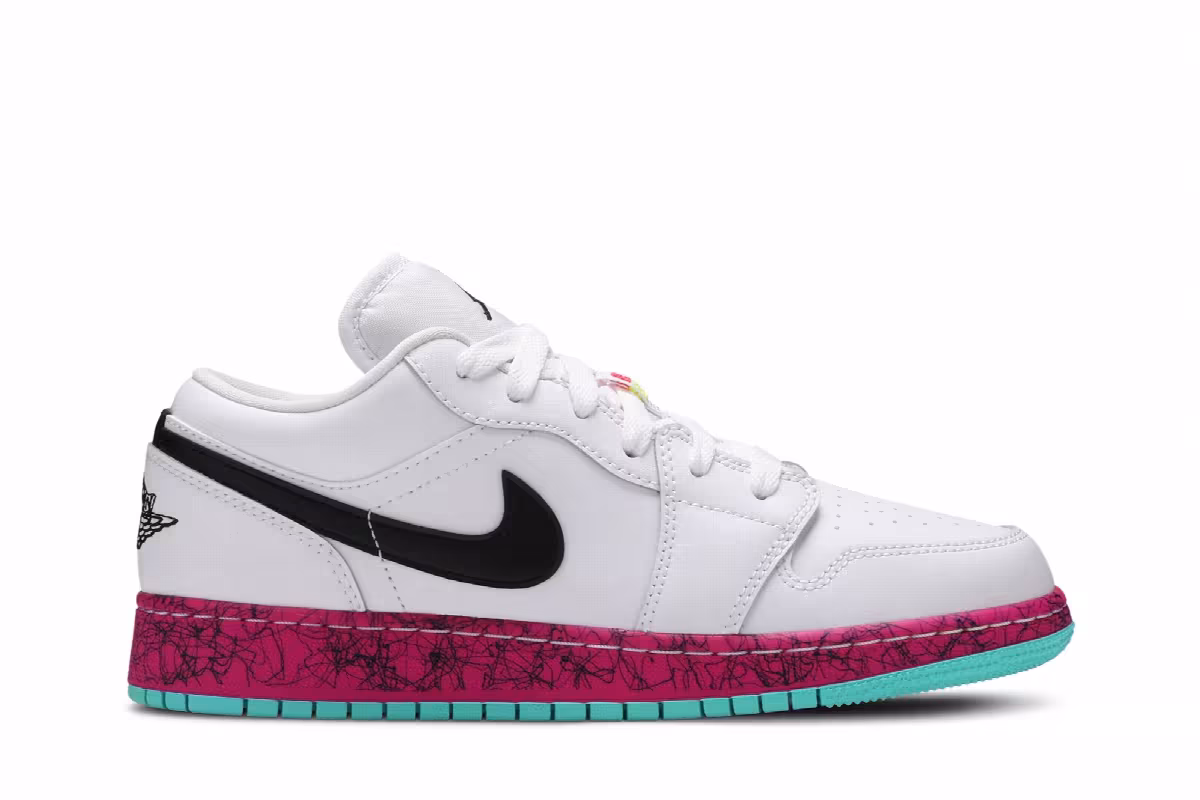 Air Jordan 1 Low GS Multi-Color, view 2