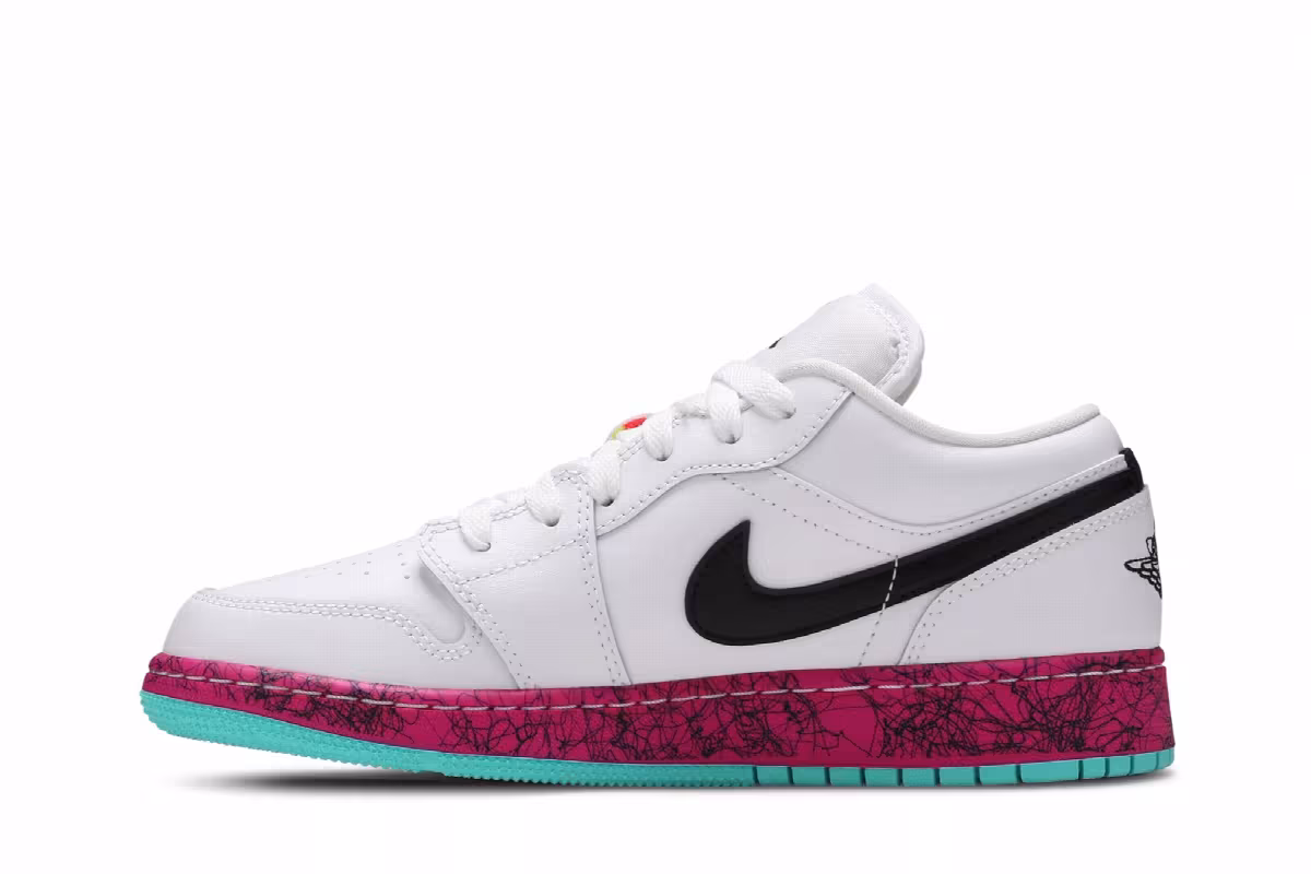 Air Jordan 1 Low GS Multi-Color, view 4