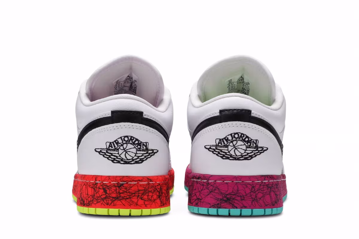 Air Jordan 1 Low GS Multi-Color, view 7