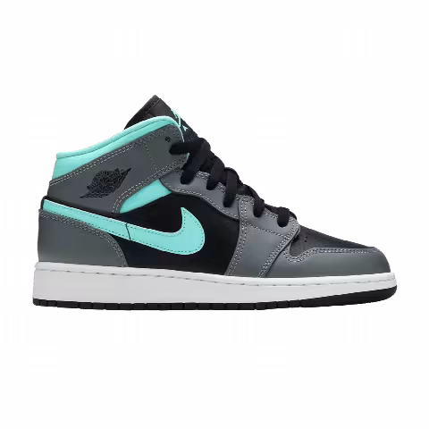 Air Jordan 1 Mid GS 'Grey Aqua'