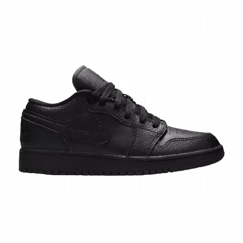 Air Jordan 1 Low GS 'Triple Black' 2020