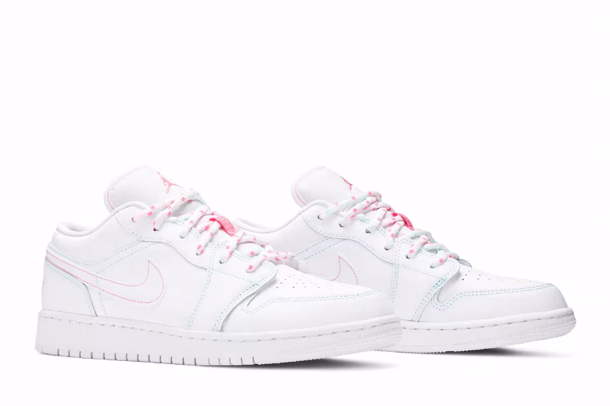 Air Jordan 1 Low GS Aurora Green, view 9