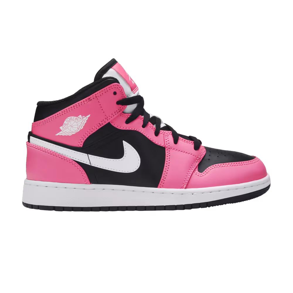Air Jordan 1 Mid GS Black Pink