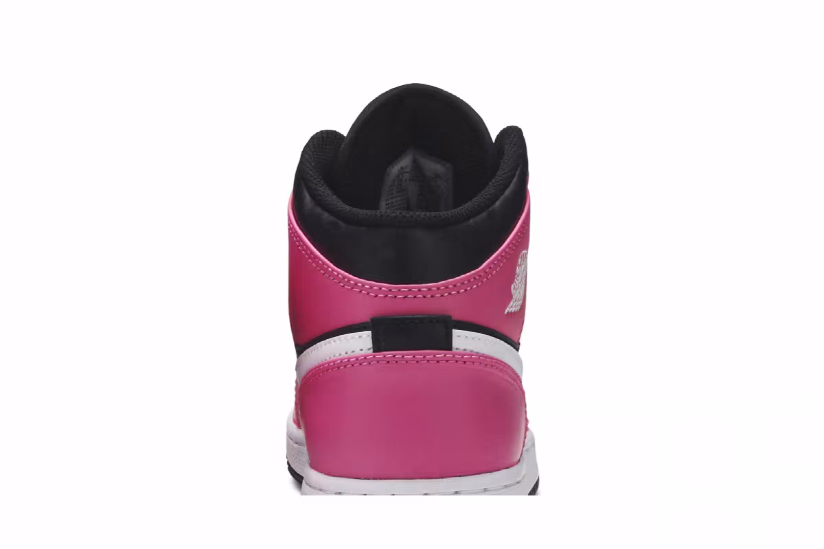 Air Jordan 1 Mid GS Black Pink, view 8