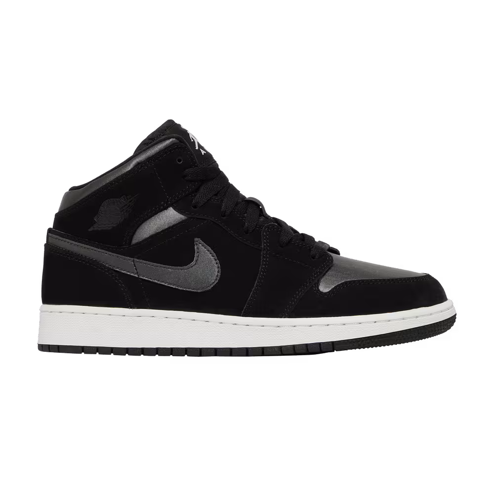 Air Jordan 1 Mid SE GS Black Anthracite