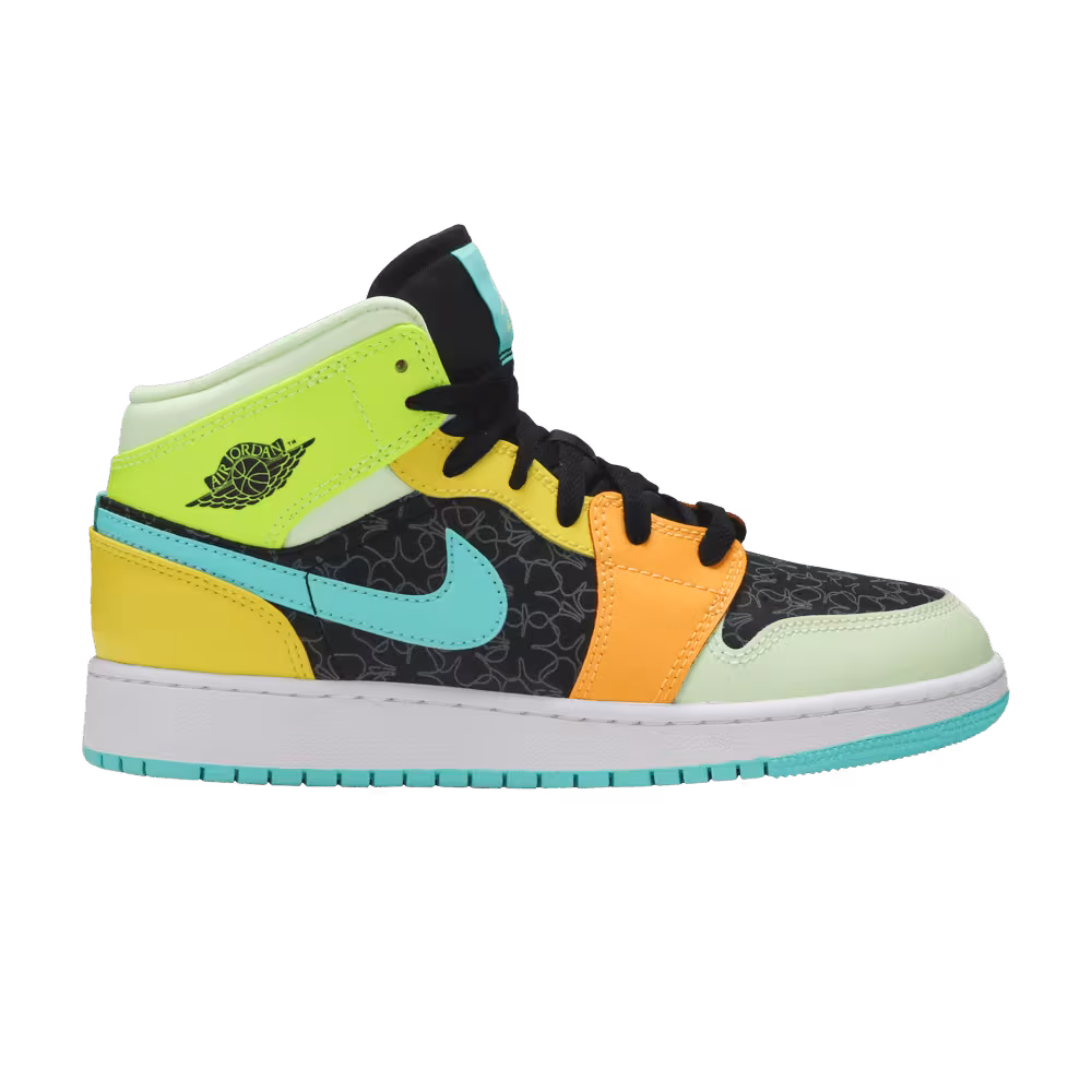 Air Jordan 1 Mid SE GS Clover