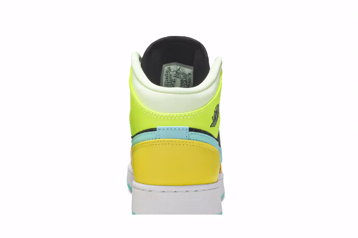 Air Jordan 1 Mid SE GS Clover, view 8